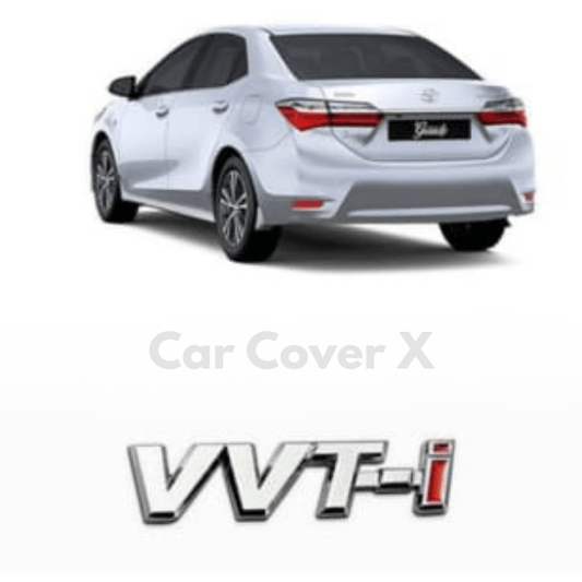 Toyota Corolla Chrome Metal "VVTI" Logo