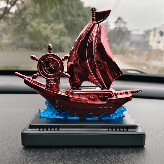Car Dashboard Solar Air Freshener Ship with Refill Perfume