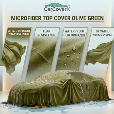 Microfiber Top Cover Olive Green