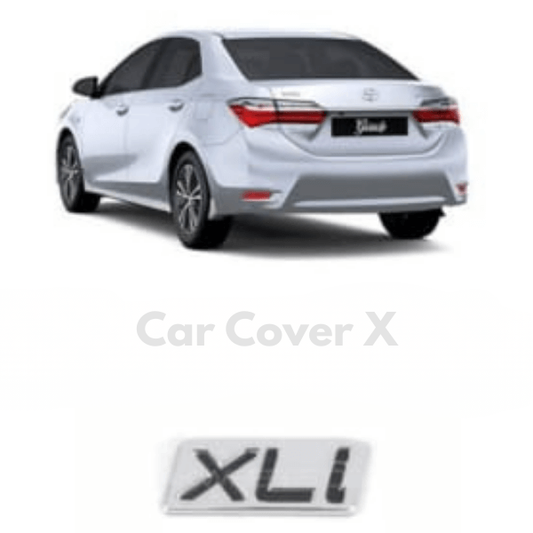 Toyota Corolla Chrome Metal "XLi" Logo