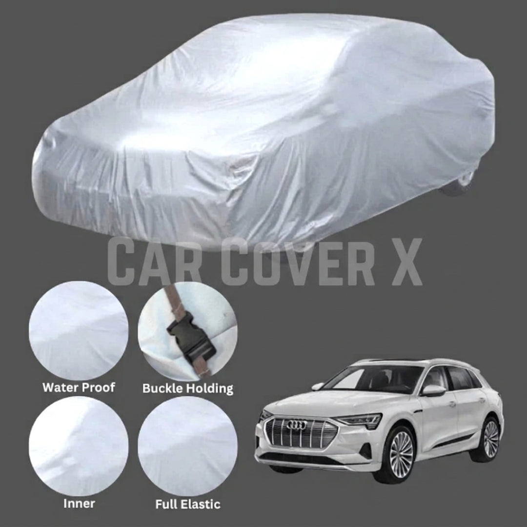 Audi e-Tron water resistant parachute top cover electric SUV protection