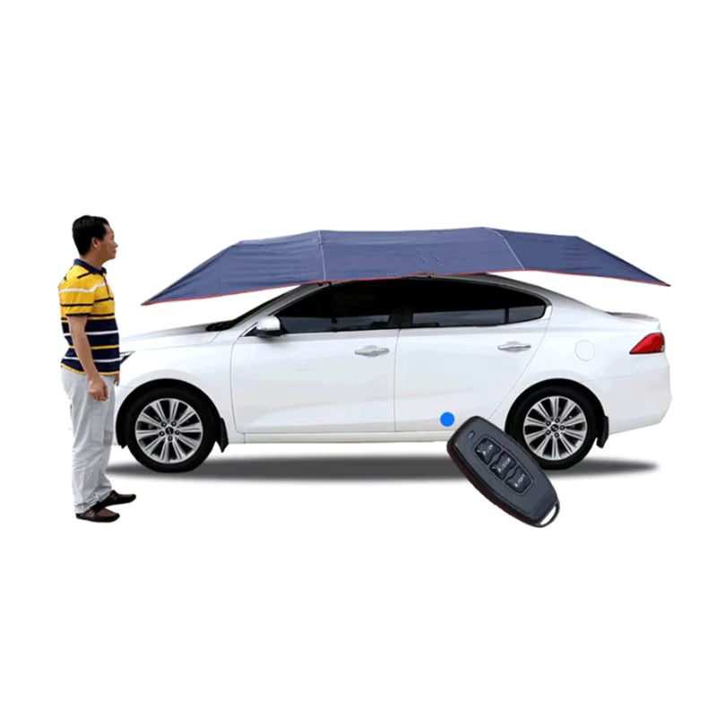 Car Windshield Sun Shade Umbrella - Foldable Polyester with UV Protection