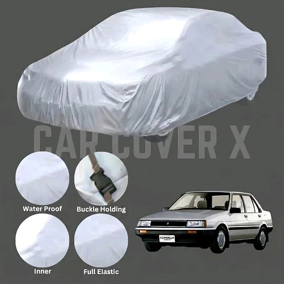 Toyota Corolla 1986 water resistant parachute top cover car protection