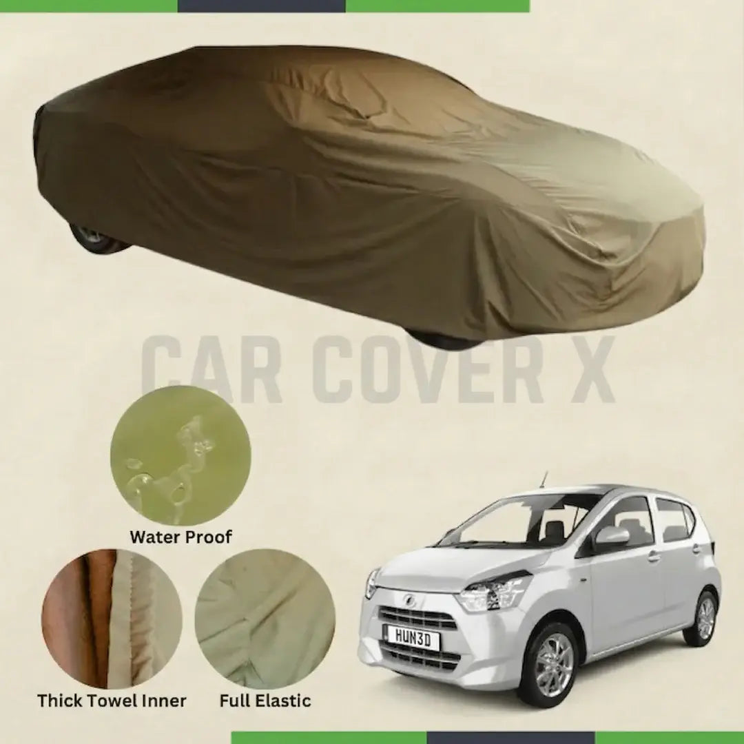 Daihatsu Mira Microfiber Anti-Scratch Water-Resistant Car Cover