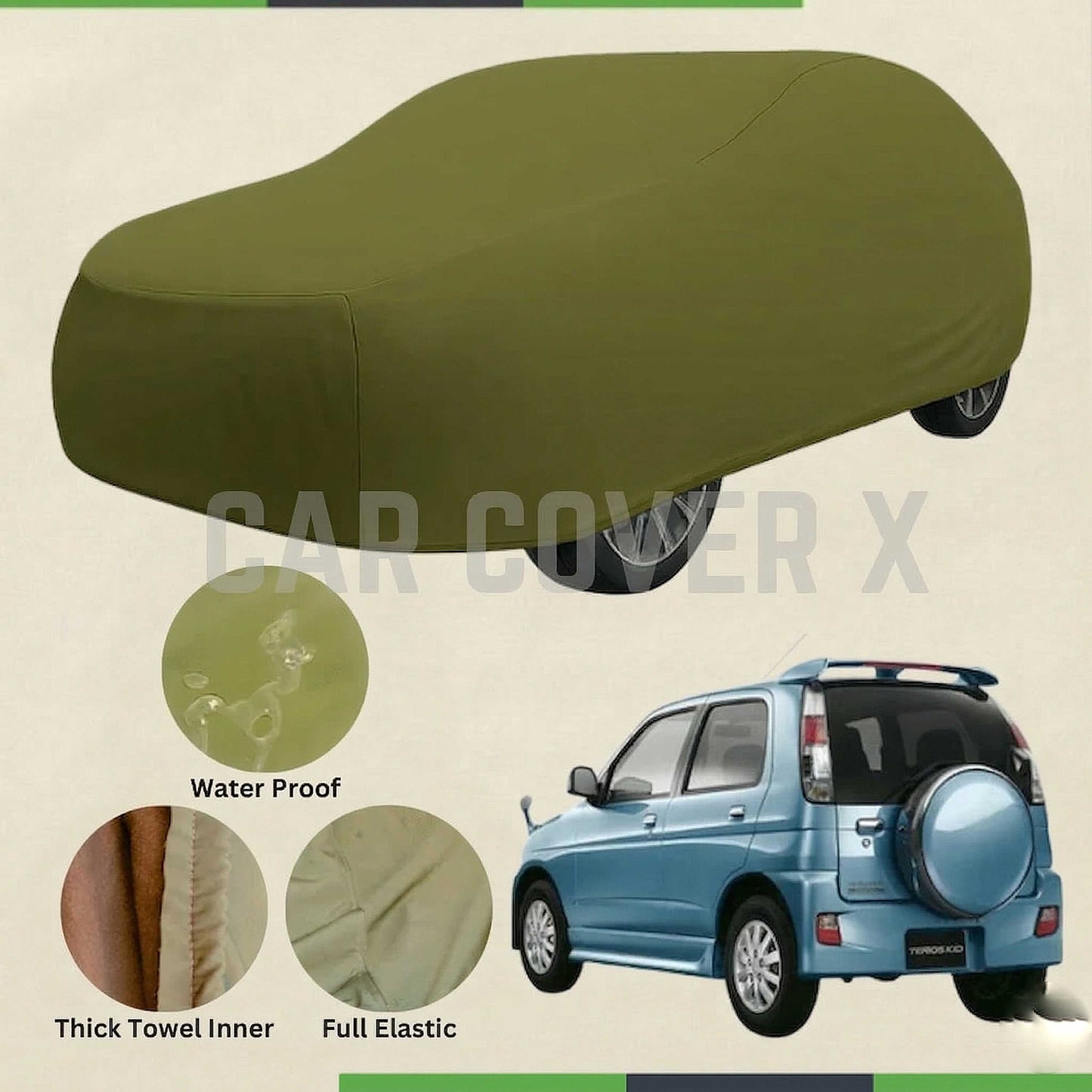Daihatsu Terios microfiber anti-scratch waterproof car cover