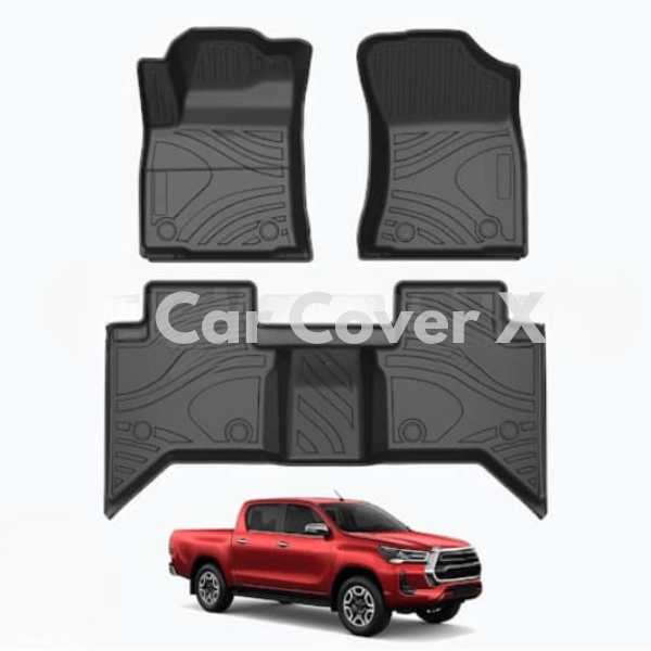 Toyota Revo TPE Floor Mats Black 3-Pcs