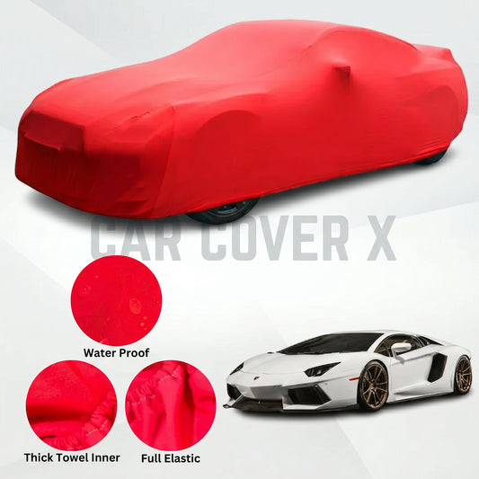 Lamborghini Microfiber Anti Scratch & Anti Swirls Water Resistant Top Cover