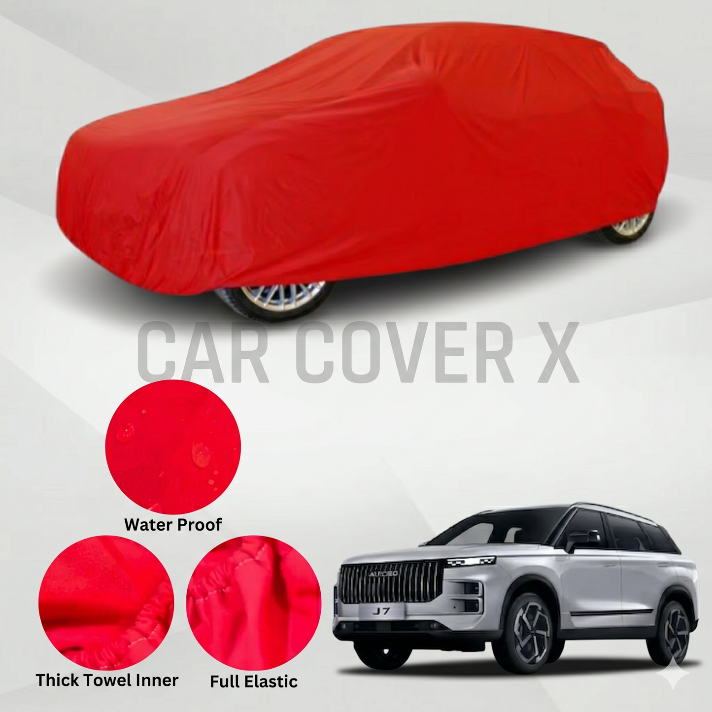 Jaecoo J7 Microfiber Anti Scratch & Anti Swirls Water Resistant Top Cover