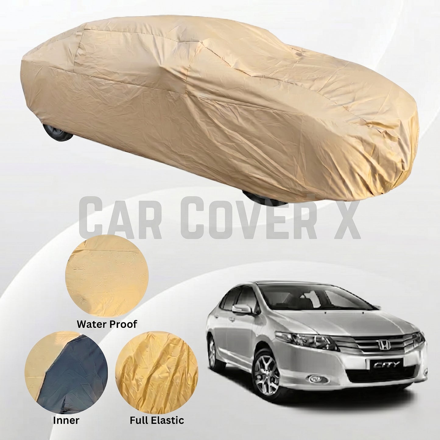 Honda City Anti Scratch Water Resistant Nylon Top Cover | Mode 2009 - 2020