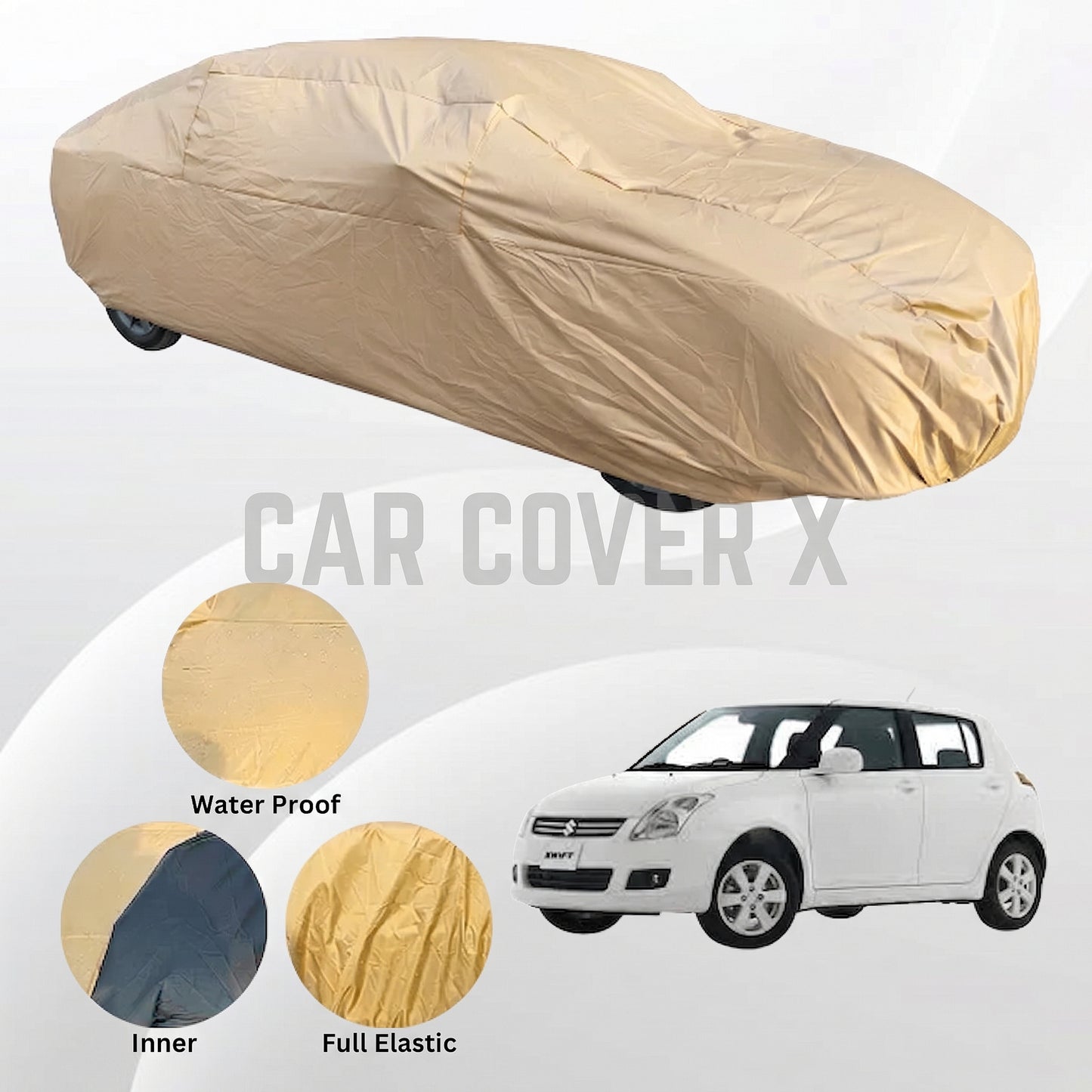 Suzuki Old Swift Anti Scratch Water Resistant Nylon Top Cover