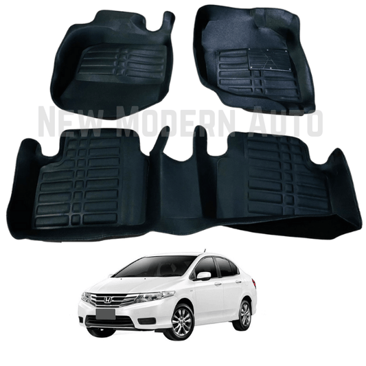 Honda City 5D Floor Mats | 3 Pcs | Model 2008-2021 | City Best Floor Mats | City 5D Floor