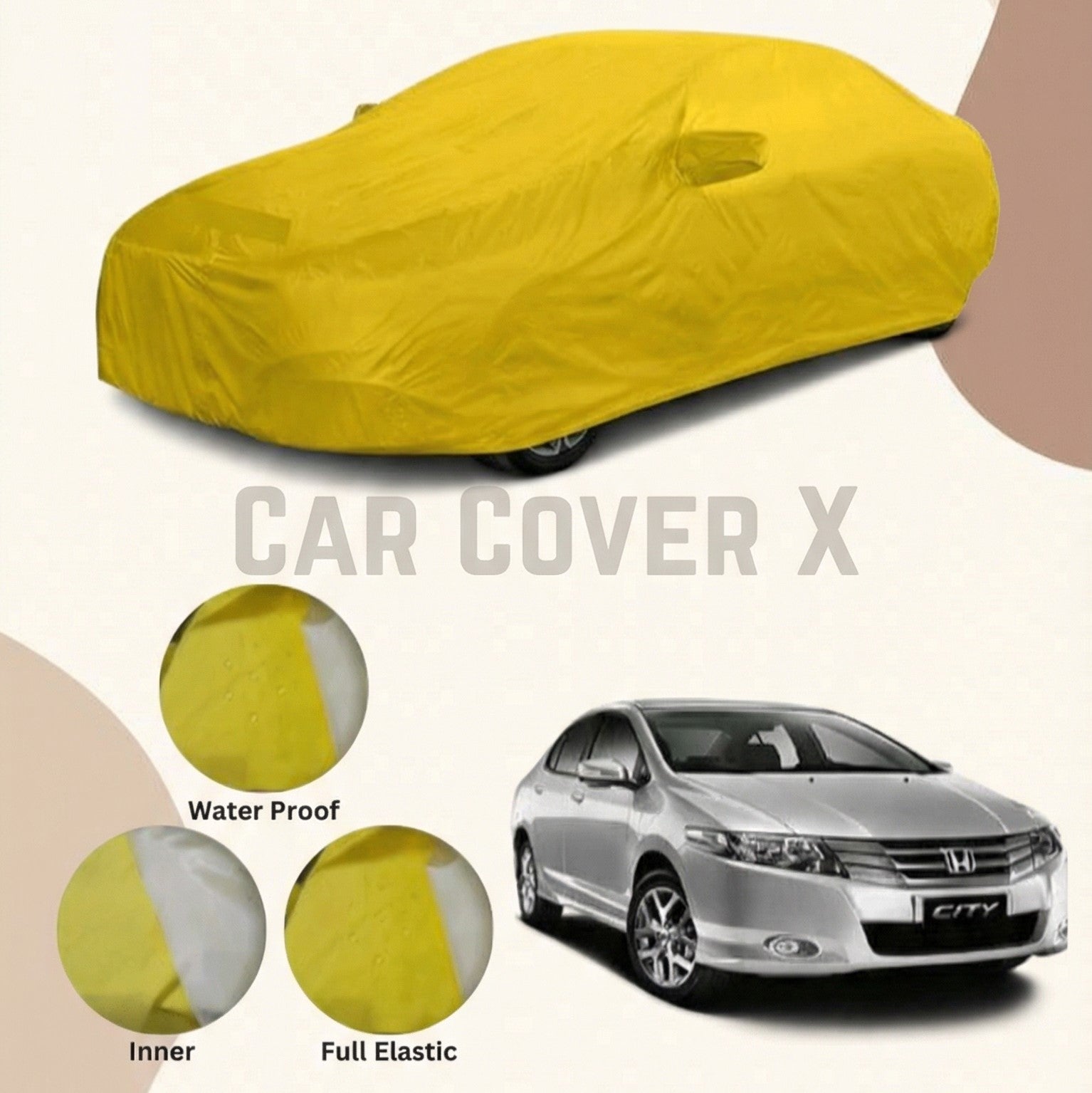 Honda City 2009–2020 anti scratch water resistant nylon top cover sedan protection