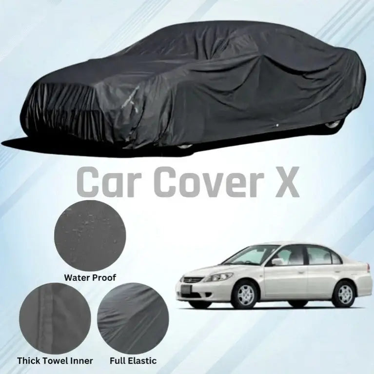 Honda Civic 2002–2006 Microfiber Anti-Scratch & Anti-Swirls Water-Resistant Top Cover