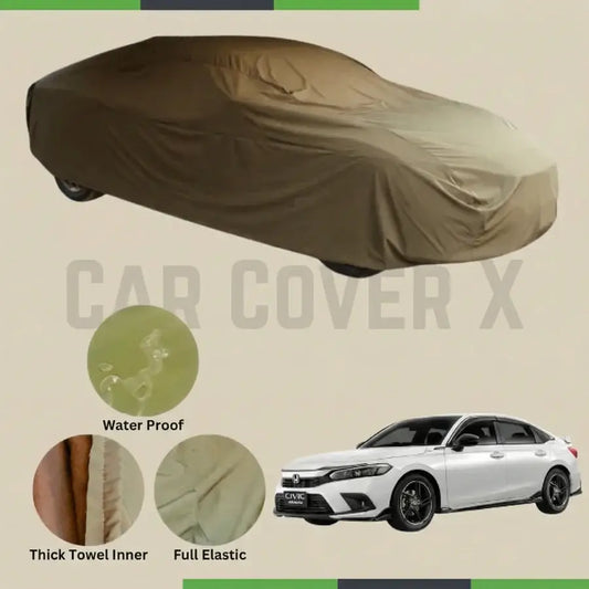 Honda Civic 2022–2026 Microfiber Anti-Scratch Water-Resistant Car Cover
