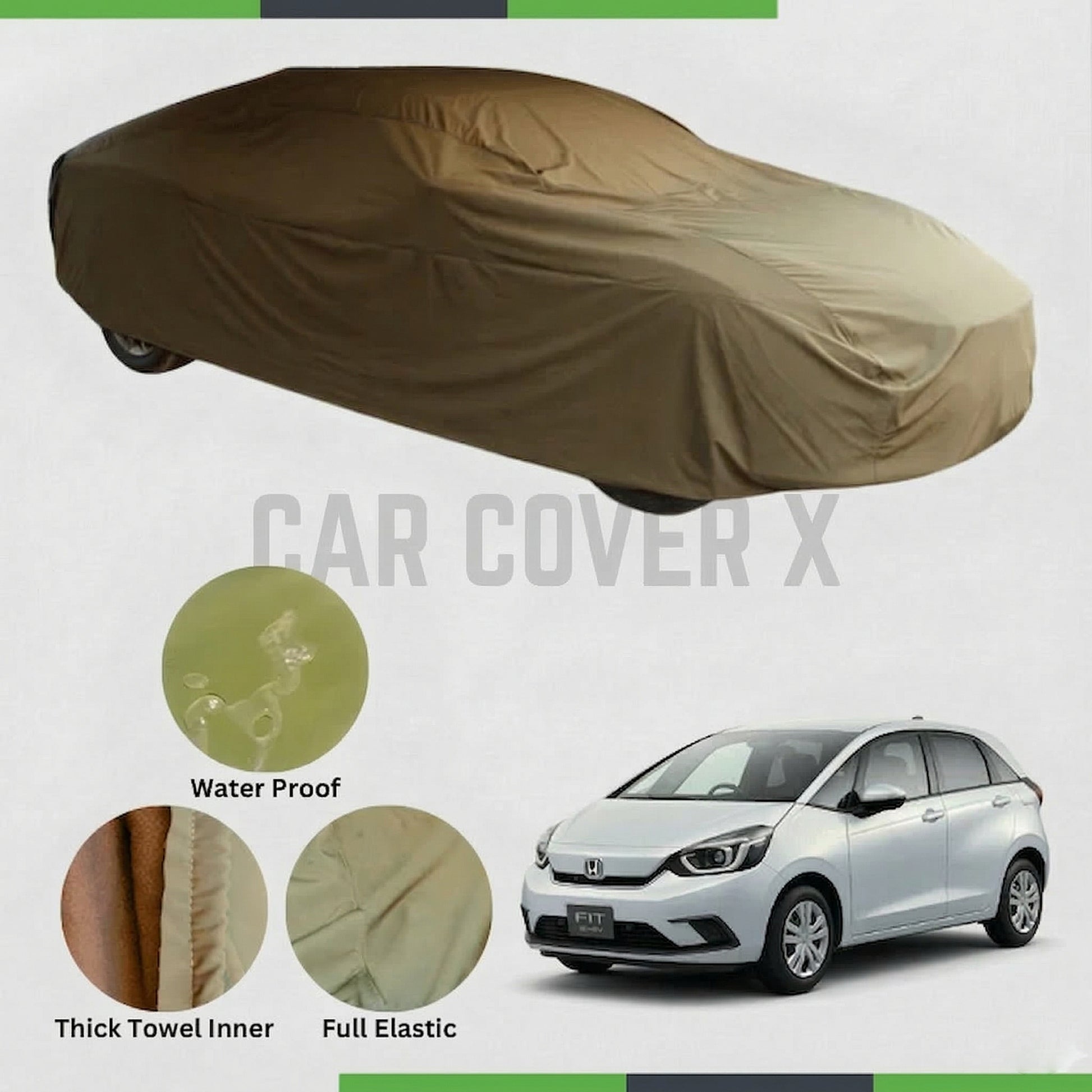 Honda Fit microfiber anti-scratch waterproof car cover