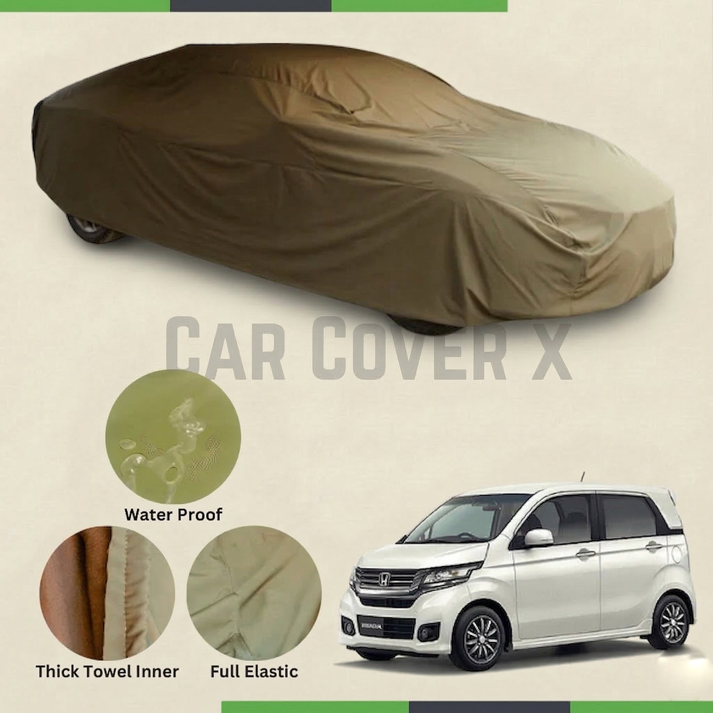 Honda N-One Wagon microfiber anti-scratch waterproof car cover