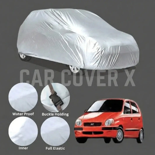 Hyundai Santro water resistant parachute top cover hatchback protection