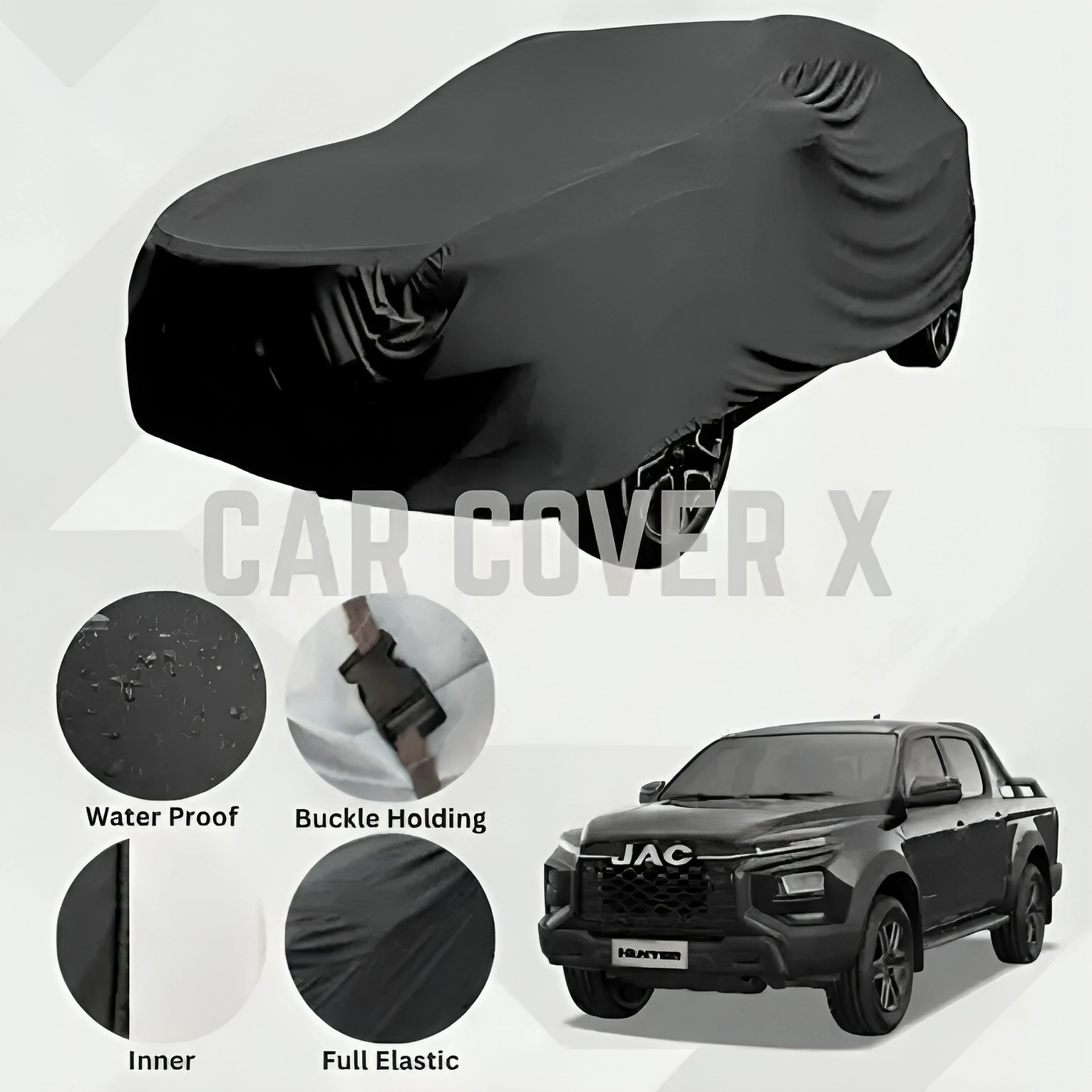 JAC J9 Hunter neoprene anti scratch water resistant top cover for pickup
