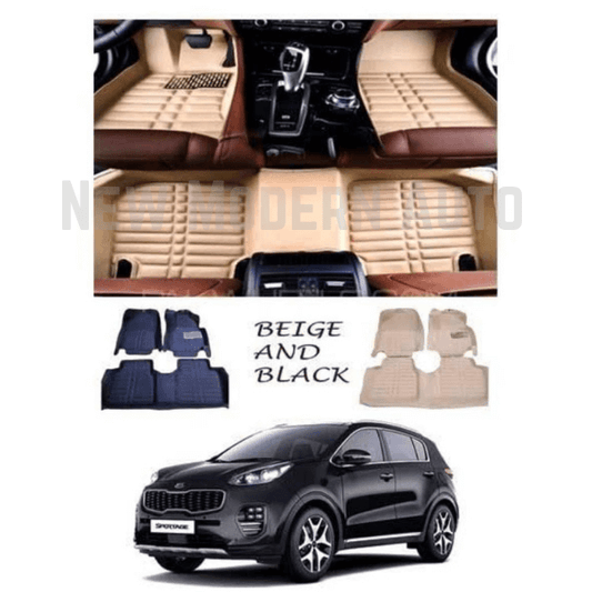 KIA Sportage 5D Floor Mats | 3 Pcs | Sportage Best Floor Mats | Sportage 5D Floor