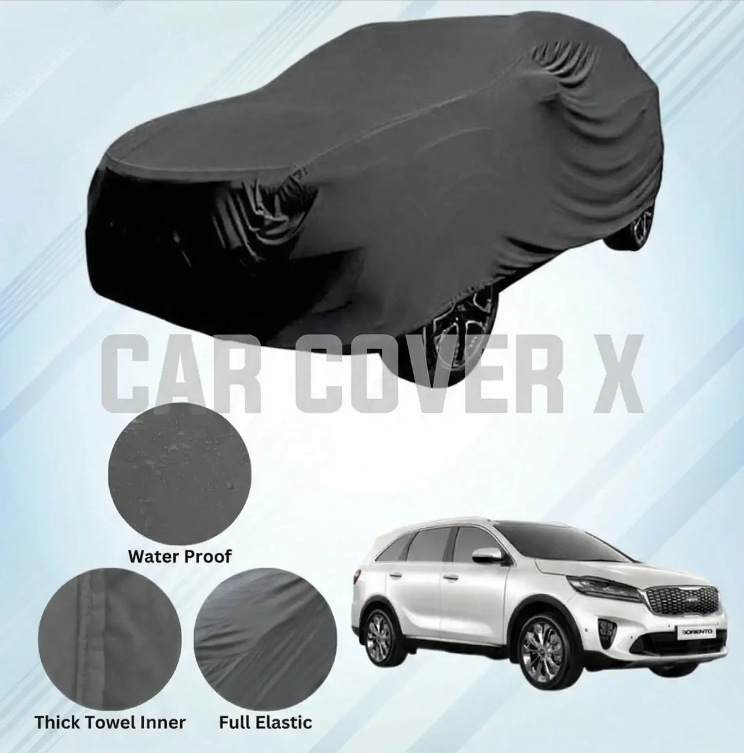 KIA Sorento Microfiber Anti-Scratch Water-Resistant Car Cover