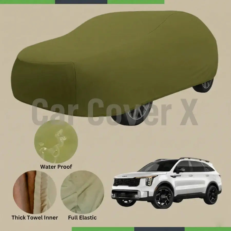 KIA Sorento 2025 Microfiber Anti-Scratch Water-Resistant Car Cover