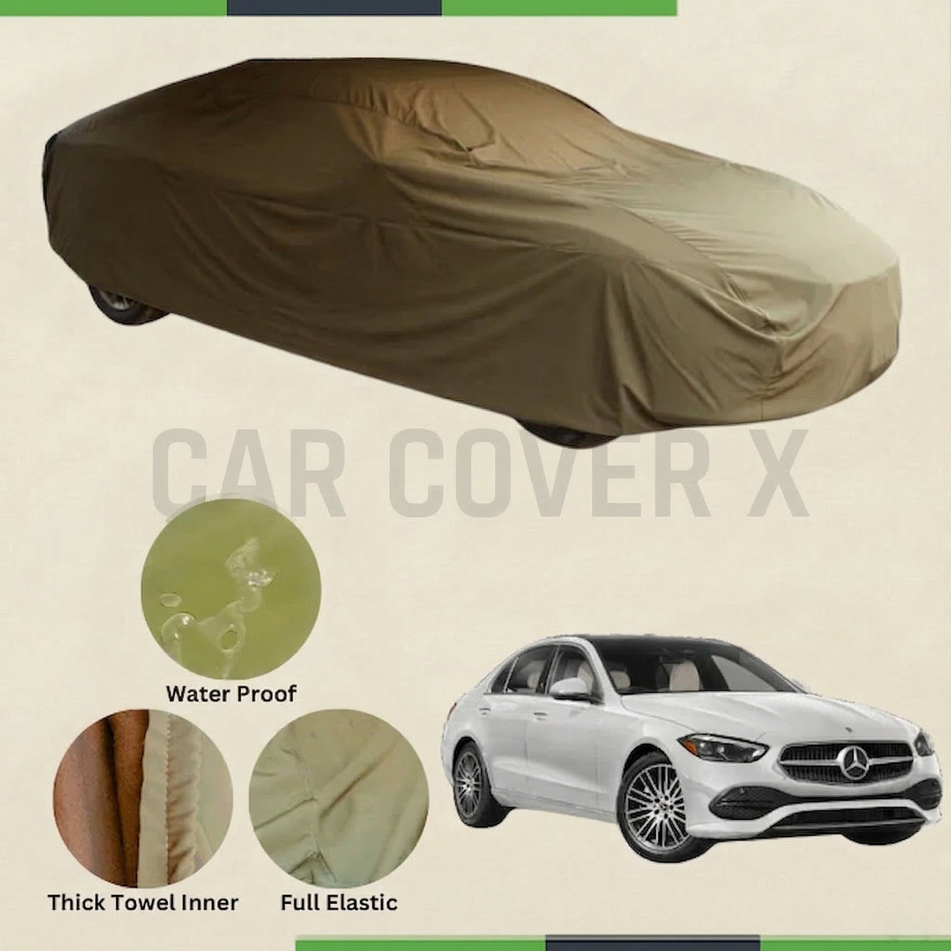 Mercedes Benz microfiber anti-scratch waterproof car cover