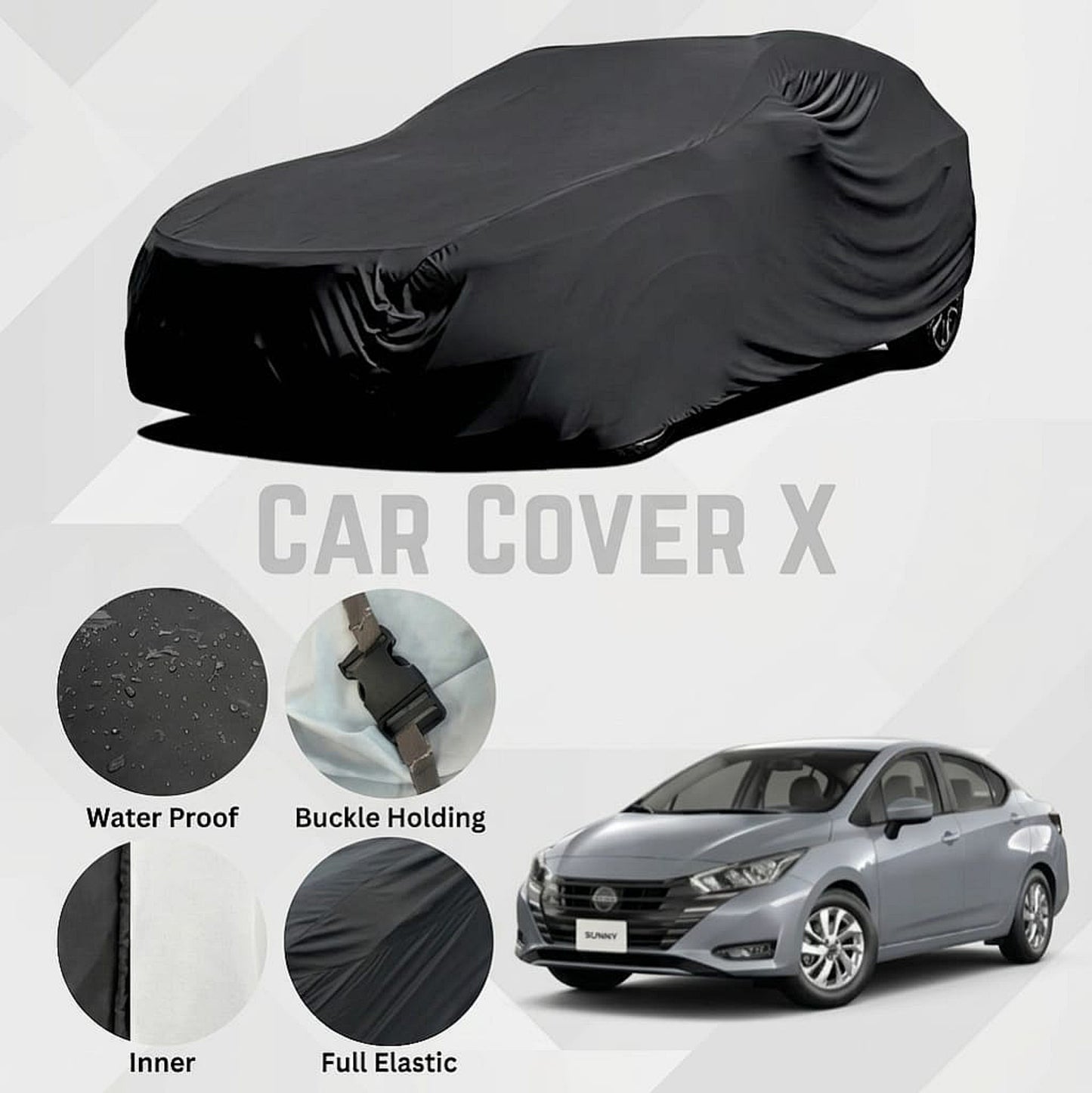 Nissan Sunny Anti-Scratch Water-Resistant Neoprene Top Cover