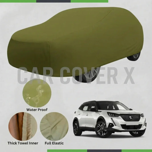 Peugeot 2008 Microfiber Anti-Scratch Water-Resistant Car Cover