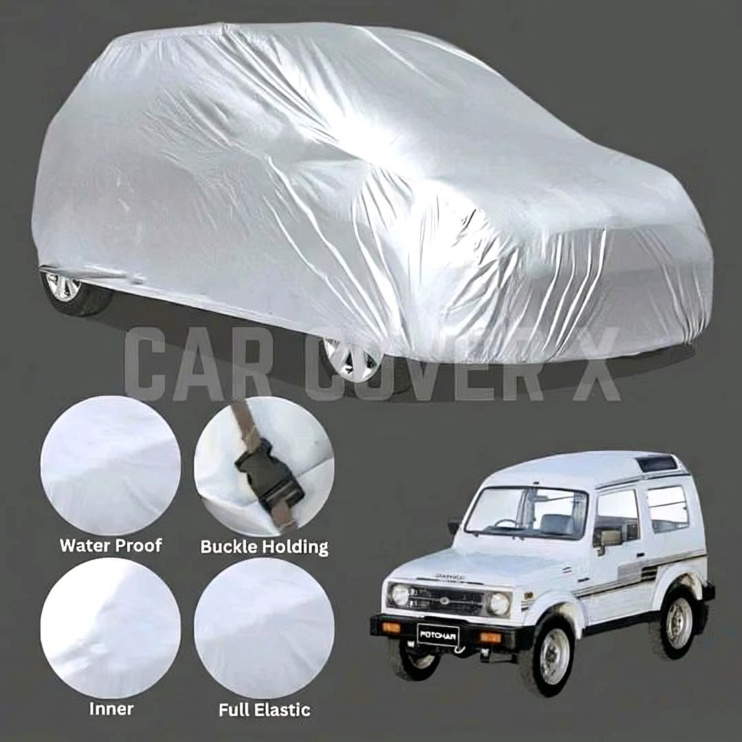 Toyota Potohar Jeep water resistant parachute top cover protection