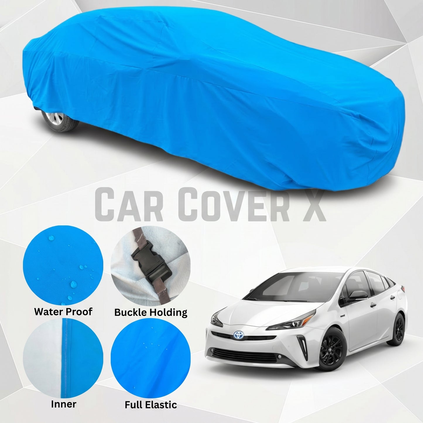 Toyota Prius Anti Scratch Water Resistant Neoprene Top Cover | Model 2017 - 2023