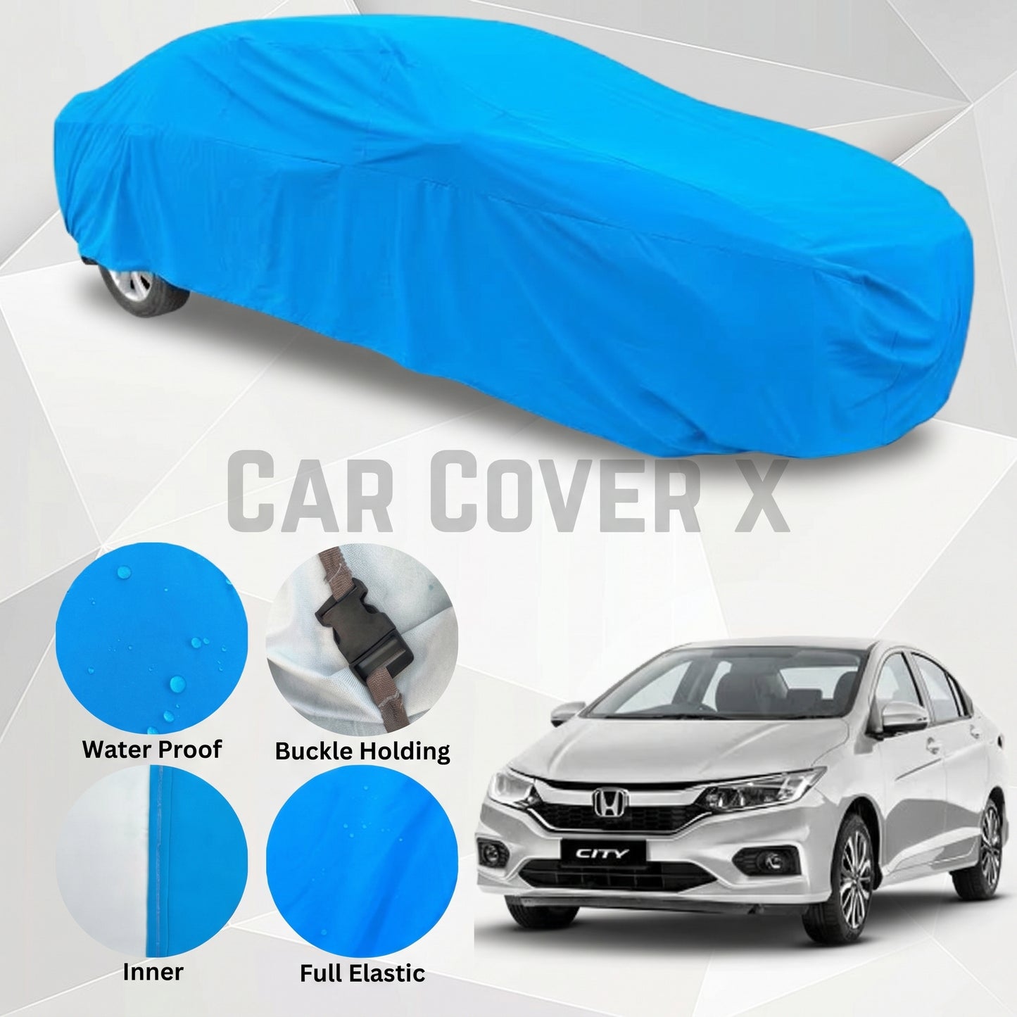 Honda City Anti Scratch Water Resistant Neoprene Top Cover | Model 2021 - 2023