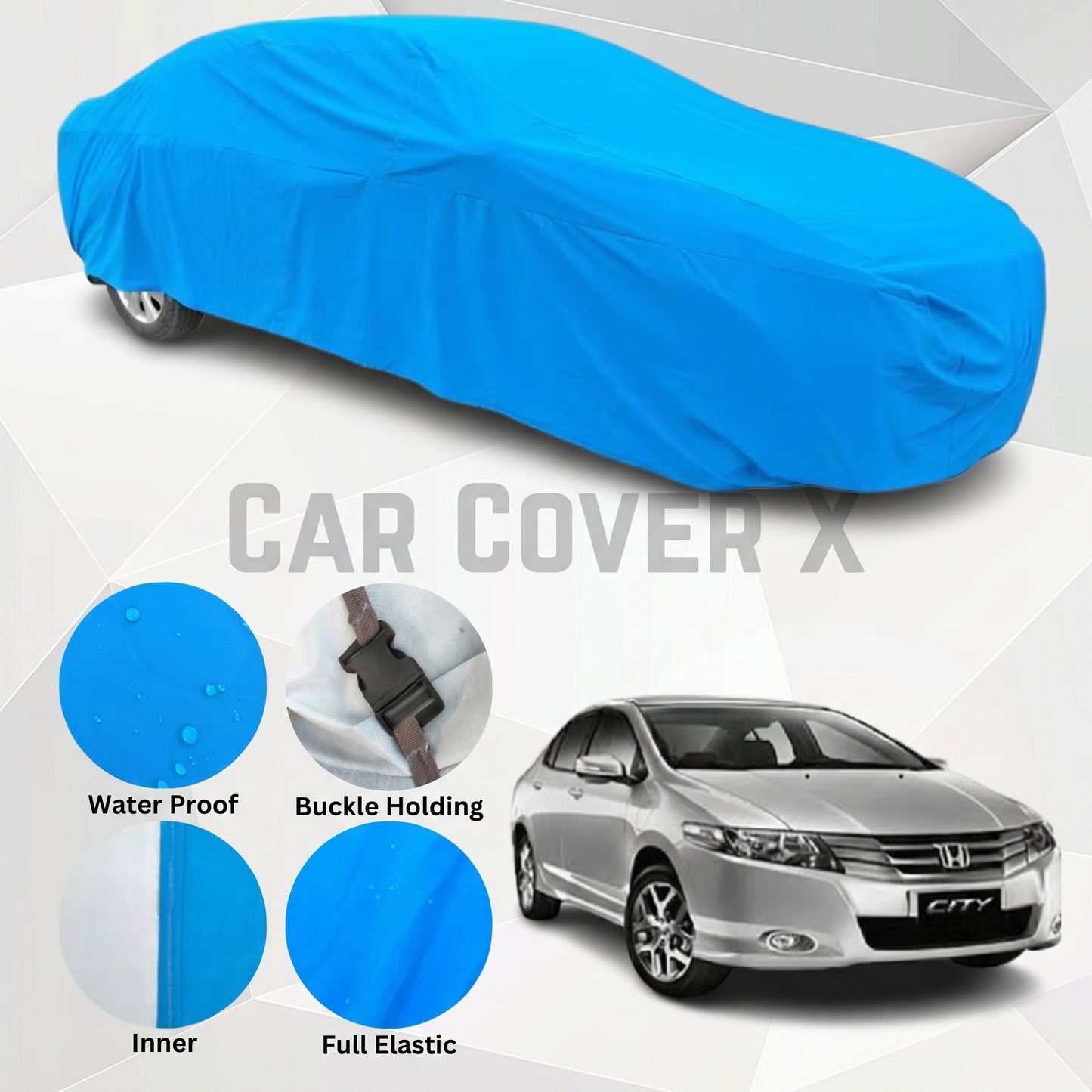 Honda City Anti Scratch Water Resistant Neoprene Top Cover | Model 2009 - 2020