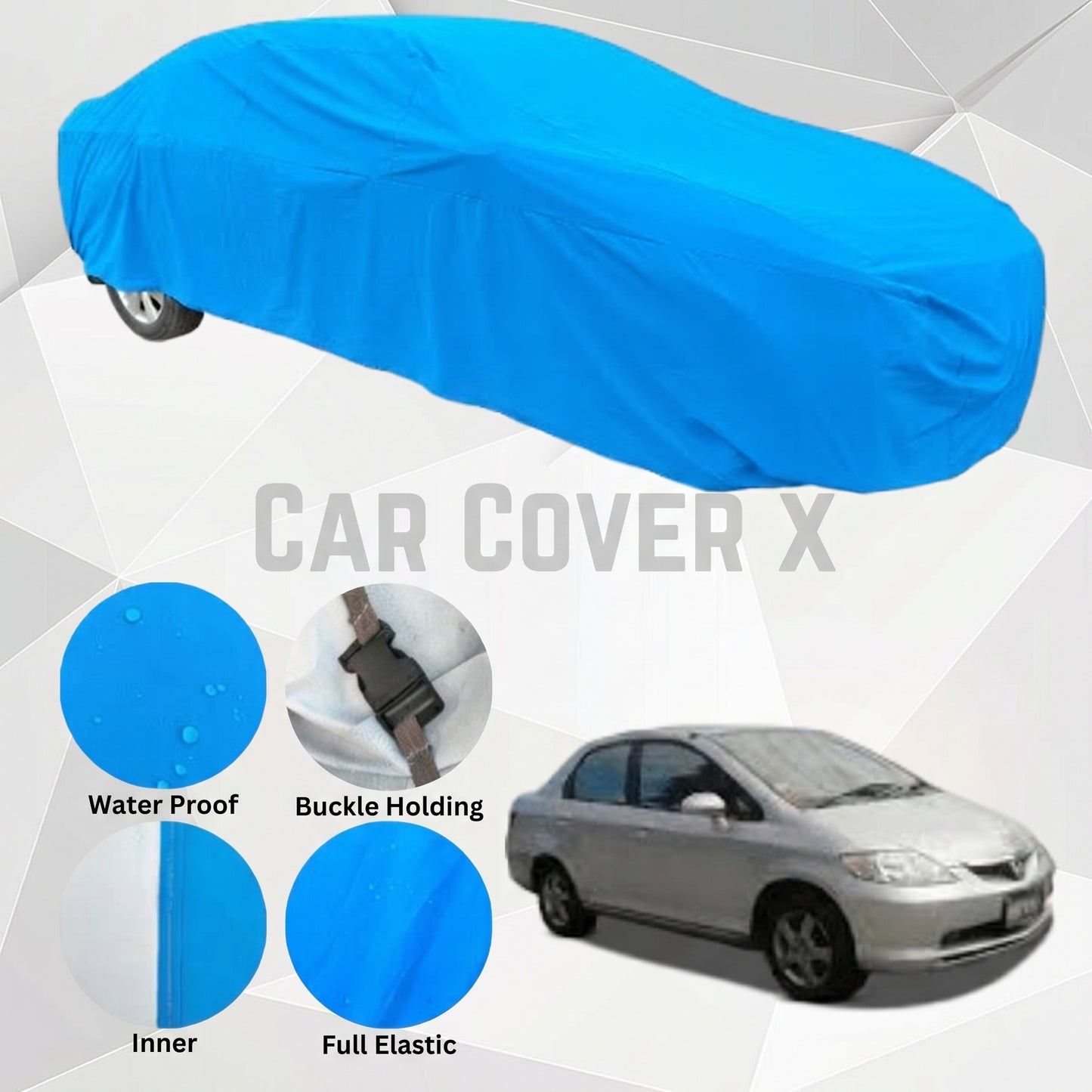 Honda City Anti Scratch Water Resistant Neoprene Top Cover | Model 2002 - 2008