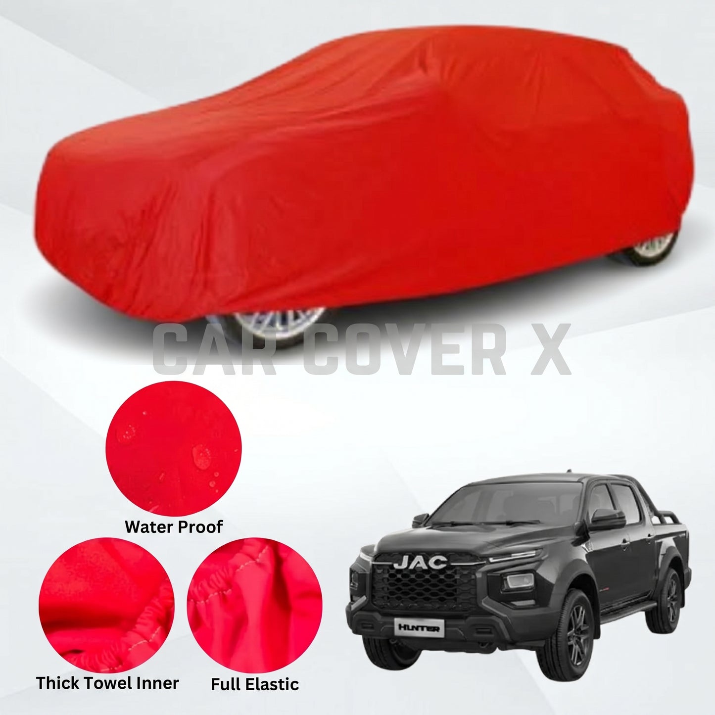 JAC T9 Hunter Microfiber Anti Scratch & Anti Swirls Water Resistant Top Cover