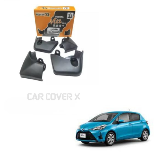 Toyota Vitz Mud Flaps 4 Pieces | Model 2017-2022 | Car Mudguard | Fender Mud Flaps | Splash Guards