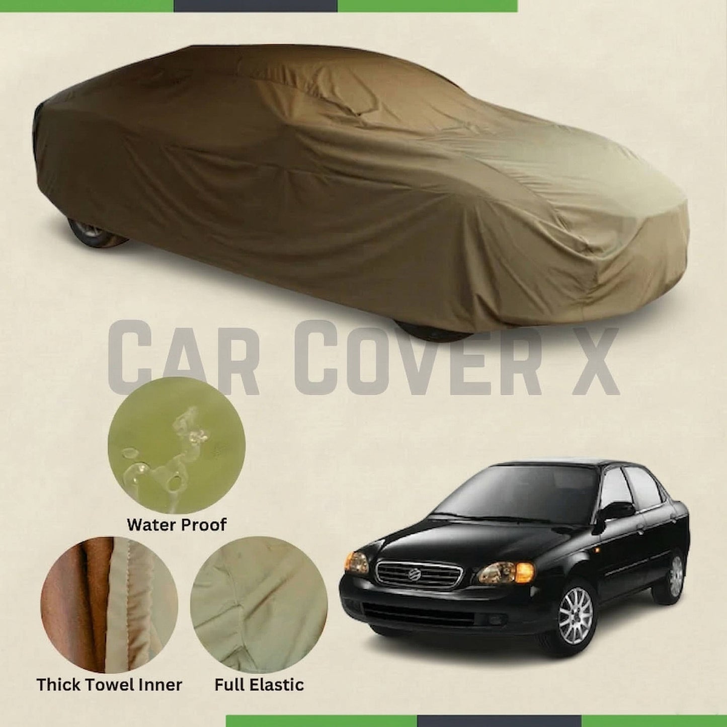Suzuki Baleno microfiber anti-scratch waterproof car cover