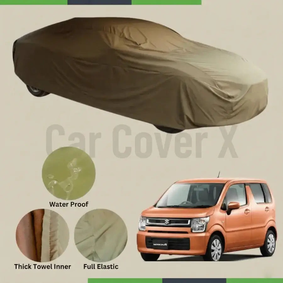 Suzuki Japanese WagonR Microfiber Anti-Scratch Water-Resistant Car Cover