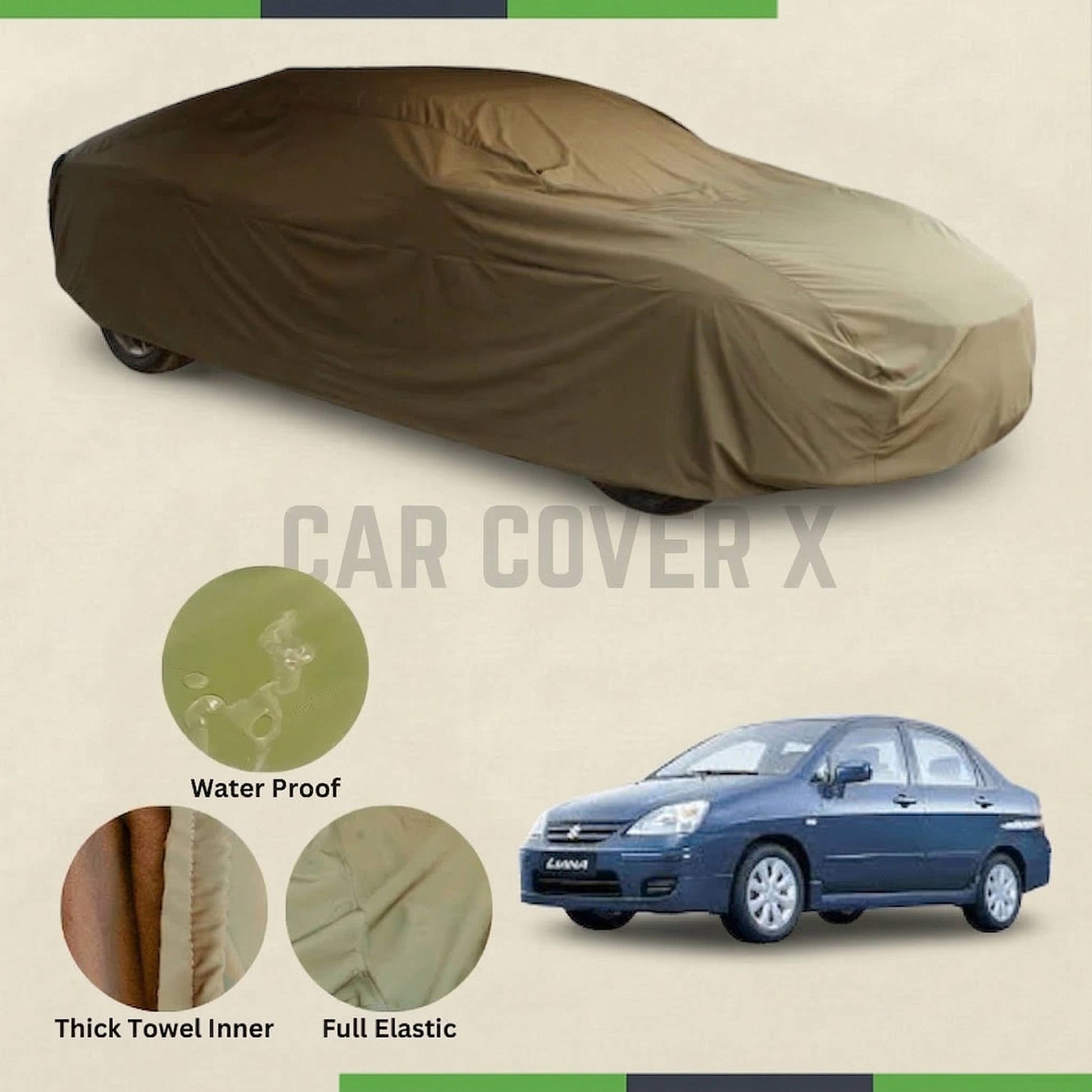 Suzuki Liana microfiber anti-scratch waterproof car cover