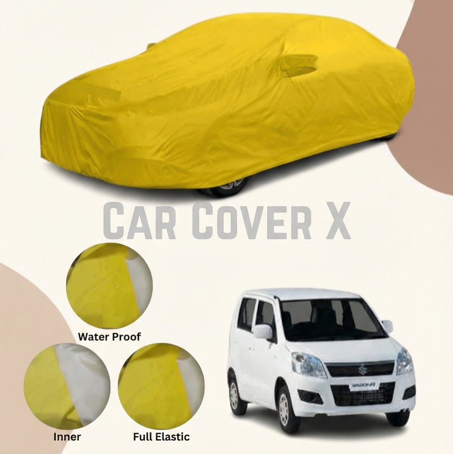 Suzuki WagonR anti scratch water resistant nylon top cover hatchback protection