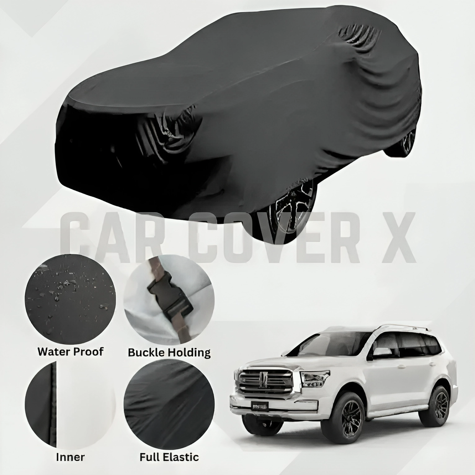 GWM Tank 500 anti scratch water resistant neoprene car top cover