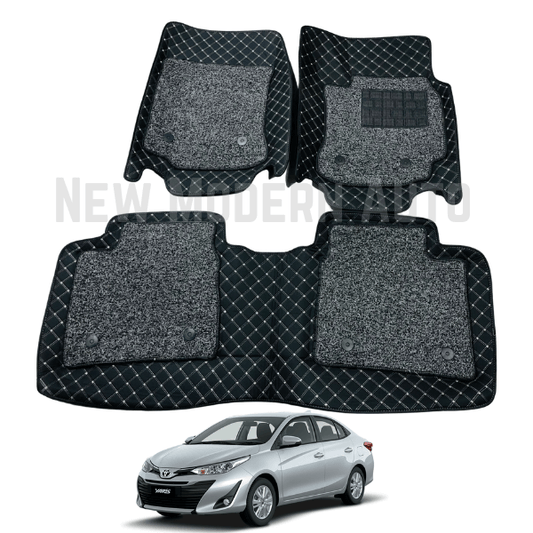 Toyota Yaris 8D Floor Mats | 3 Pcs | Yaris Best Floor Mats | Yaris 8D Floor