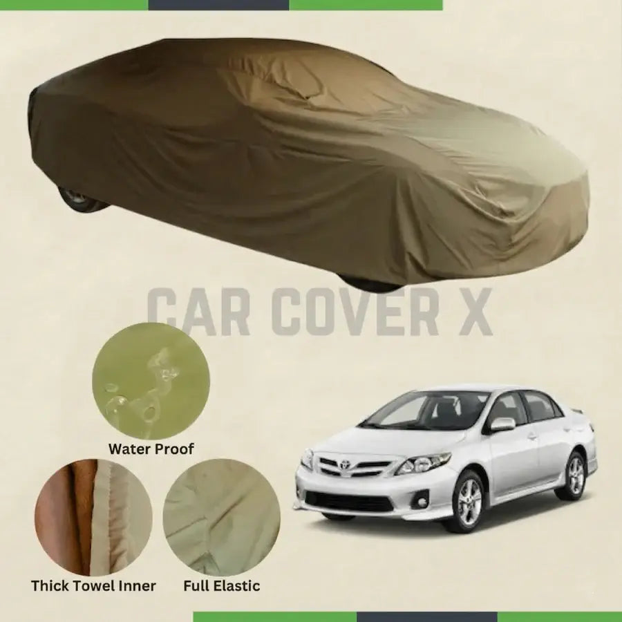 Toyota Corolla 2009–2014 Microfiber Anti-Scratch Water-Resistant Car Cover
