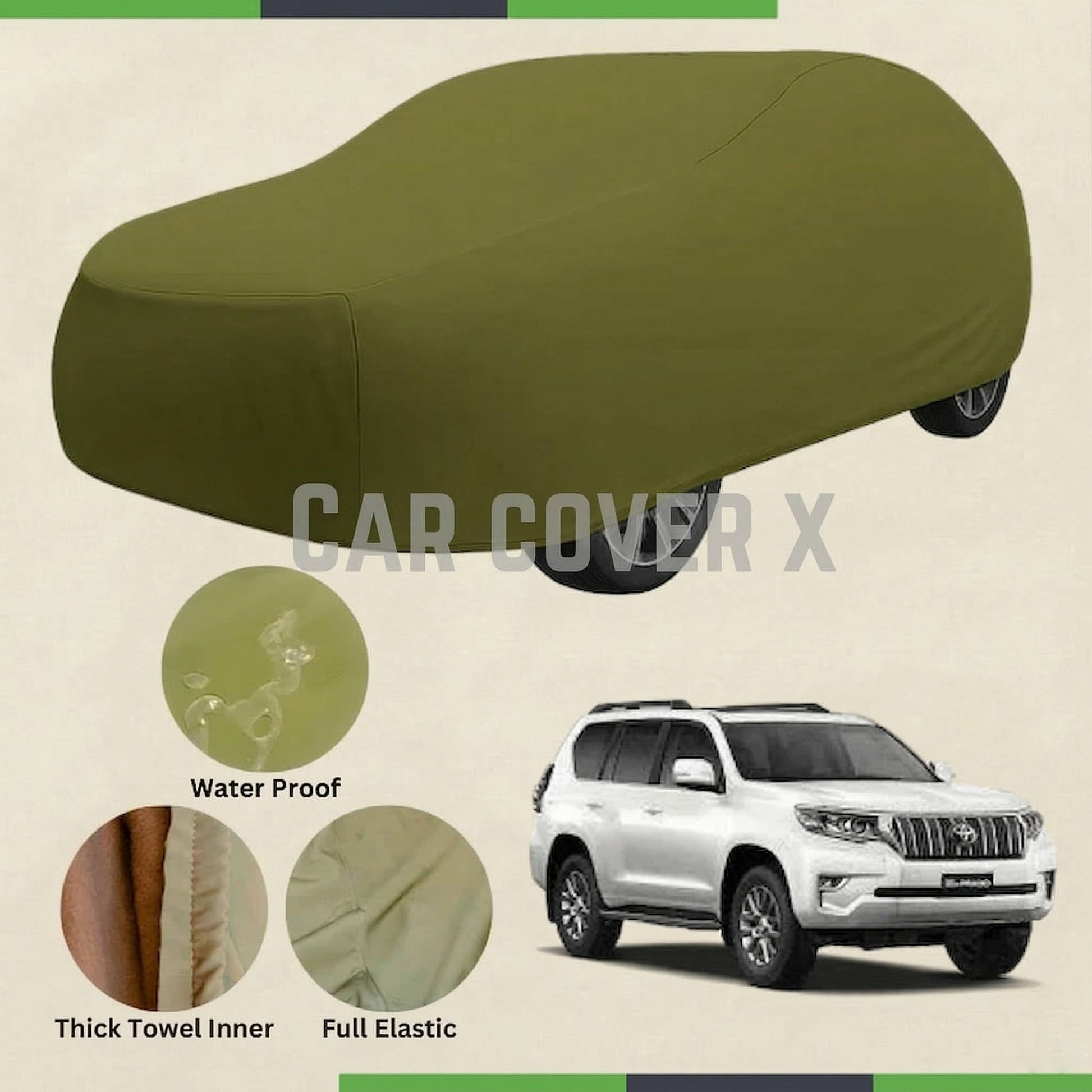 Toyota Prado Land Cruiser microfiber anti-scratch waterproof car cover