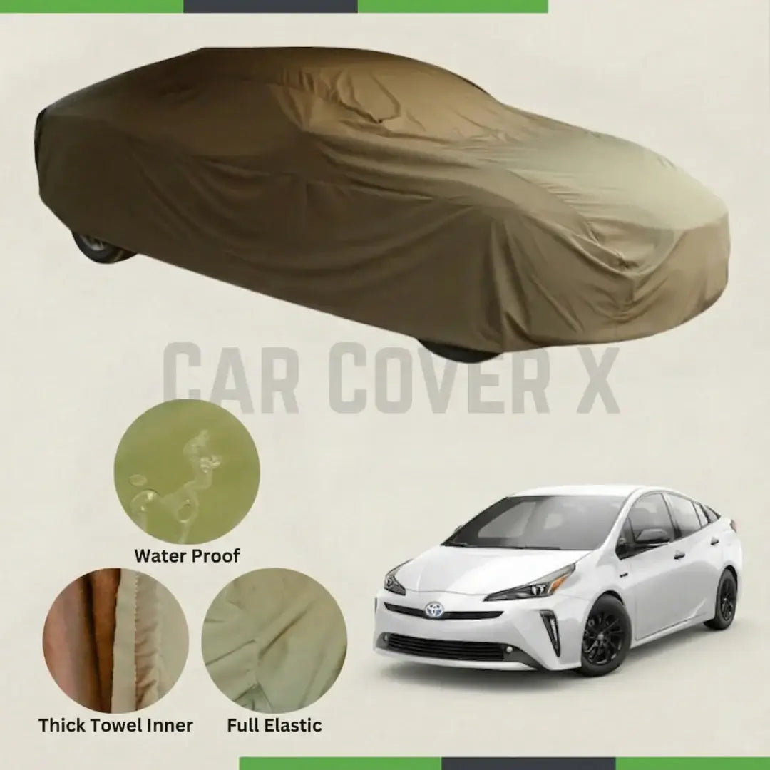 Toyota Prius 2018–2023 Microfiber Anti-Scratch Water-Resistant Car Cover