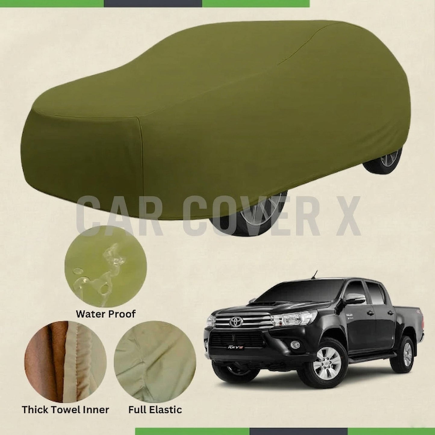 Toyota Vigo Revo microfiber anti-scratch waterproof car cover