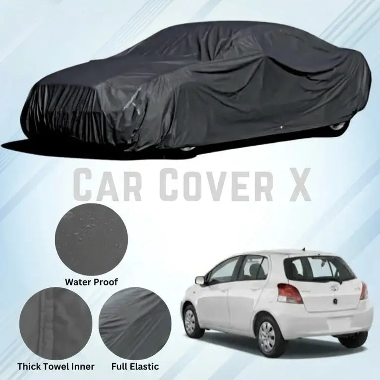 Toyota Vitz 2009–2026 Microfiber Anti-Scratch Water-Resistant Car Cover