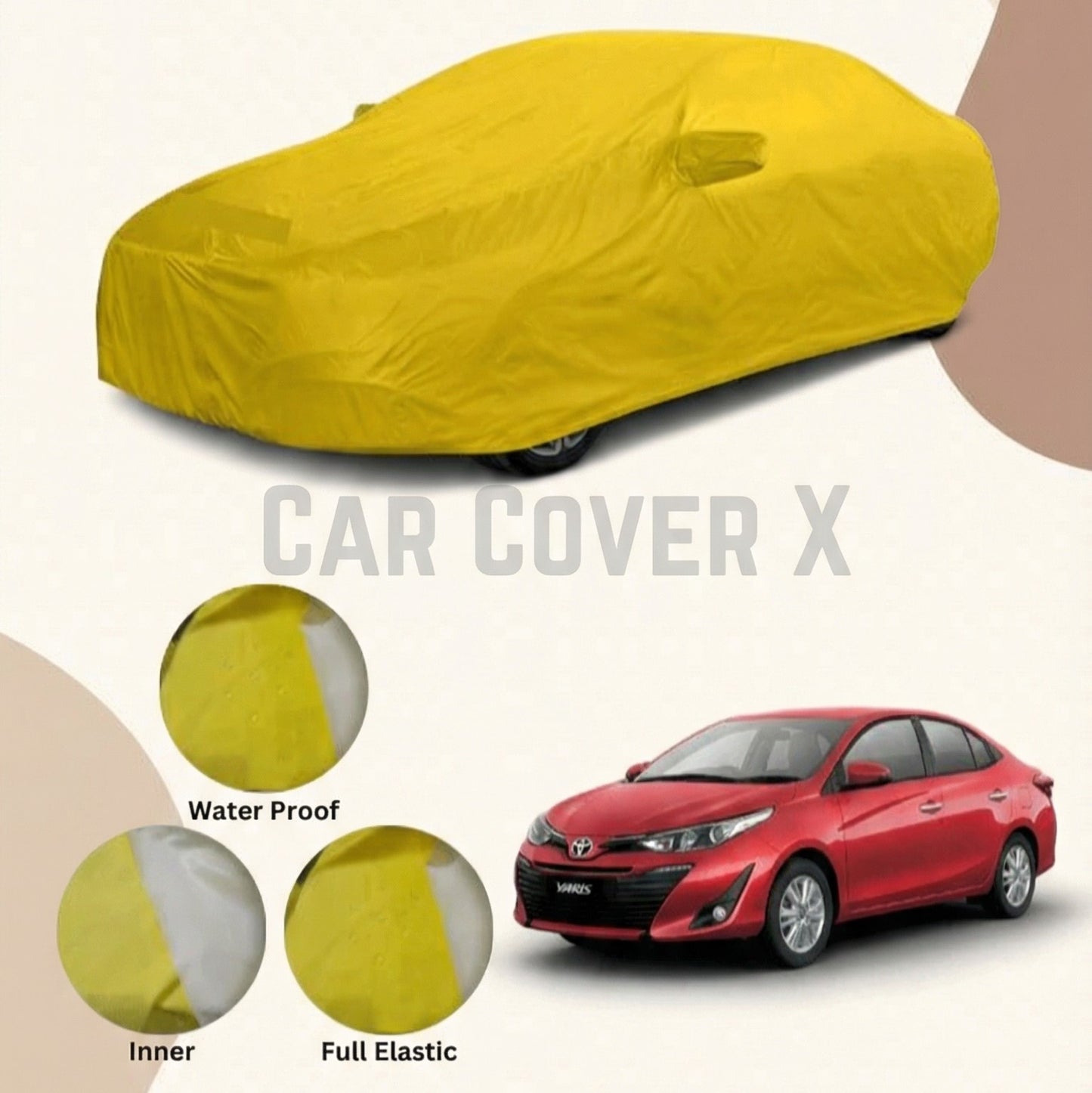 Toyota Yaris anti scratch water resistant nylon top cover sedan protection