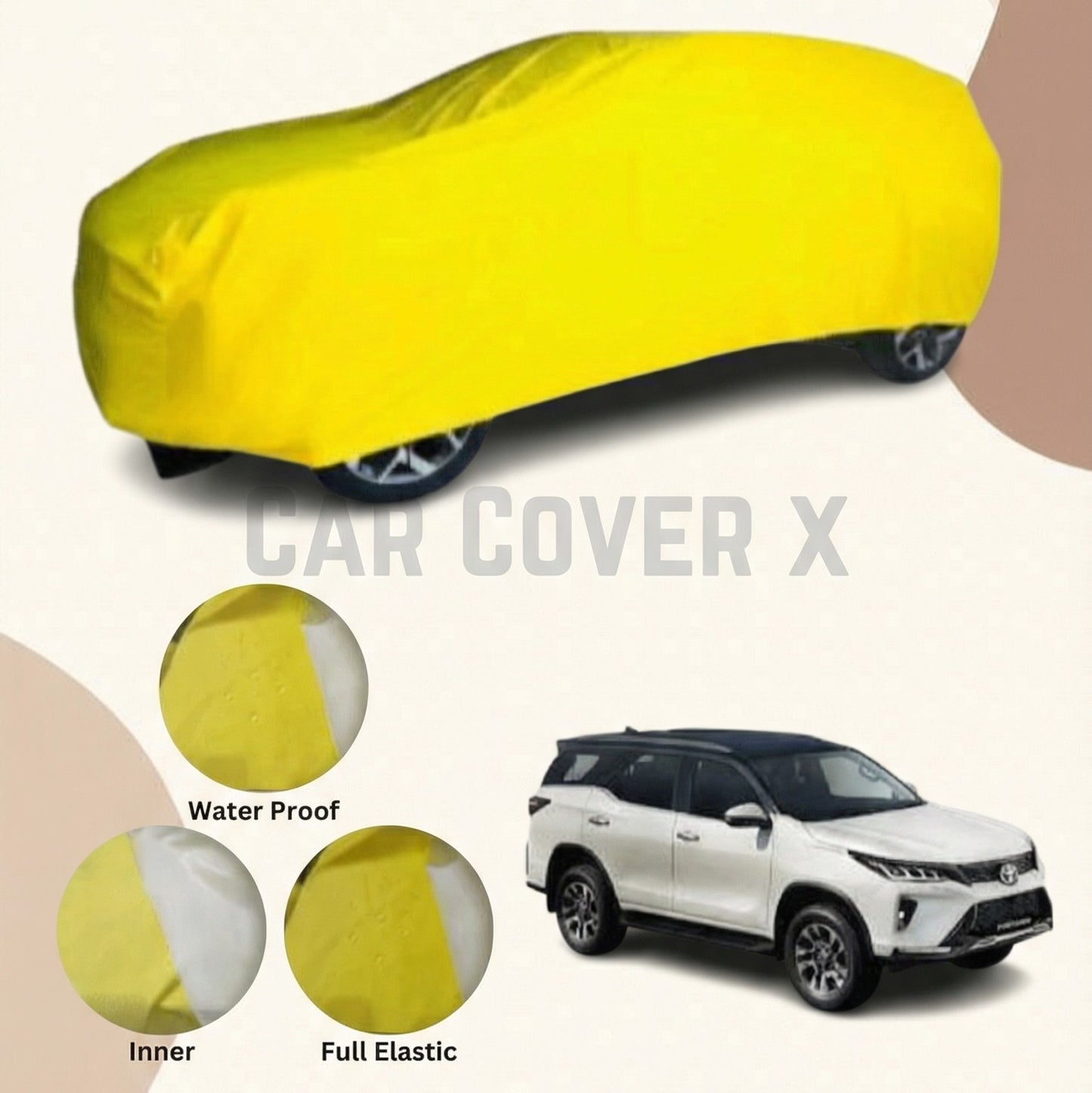 Toyota Fortuner Anti Scratch Water Resistant Nylon Top Cover