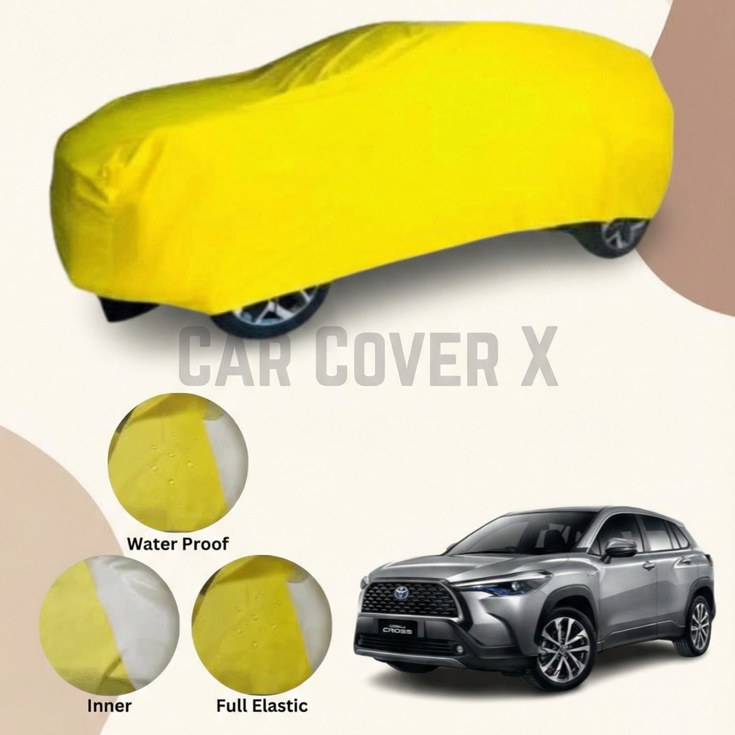 Toyota Corolla Cross Anti Scratch Water Resistant Nylon Top Cover