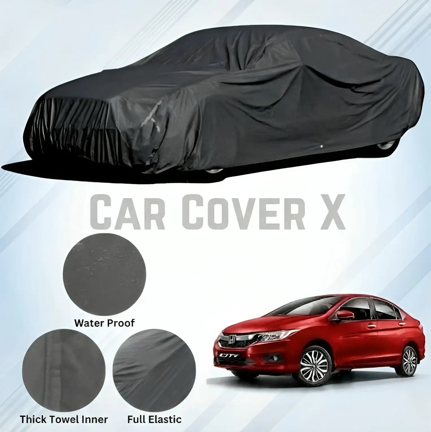 Honda City 2021–2026 Microfiber Anti-Scratch & Anti-Swirls Water-Resistant Top Cover